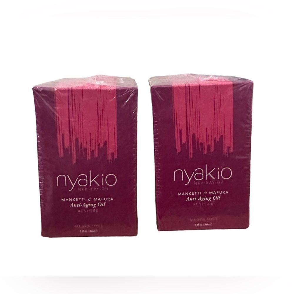 Nyakio Manketti & Mafura Anti-Aging Oil for All Skin Types - Lot Of 6 NEW